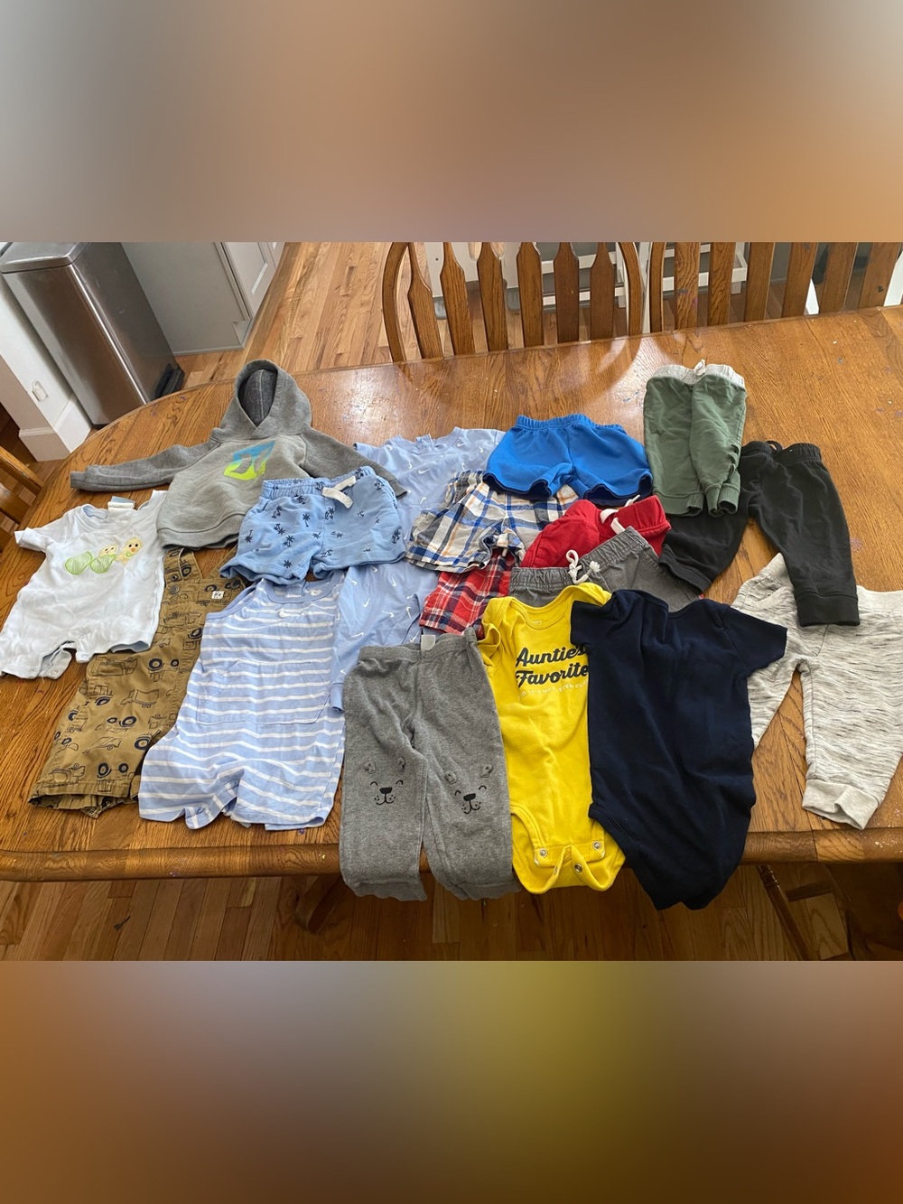 Mixed Baby Boy Clothing Lot - Blue, Yellow, Gray, Red